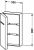 Duravit из коллекции Fogo 50х88x25 см 