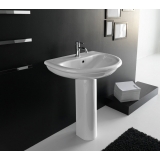 Hidra LAVABO 70 PLUVIA SU COLONNA / SEMICOLONNA 70х55