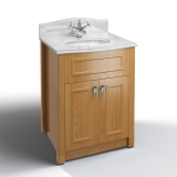 Burlington Шкафчик с двумя дверцами, золотистый дуб [F1O]  w63cm x d53cm x h81cm