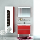 DE AQUA ПЕНАЛ АРИЕТТА 40 R, L ЗЕРКАЛЬНЫЙ 400х322х1400